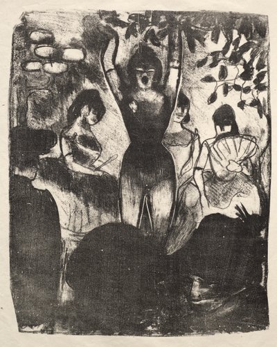 Sänger im Café-Konzert von Emile Bernard