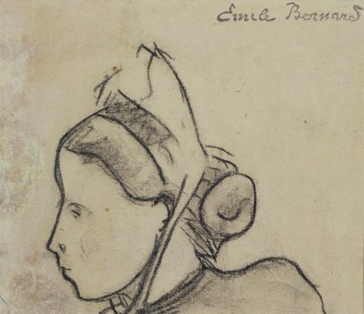 Studie einer Bretonin von Emile Bernard