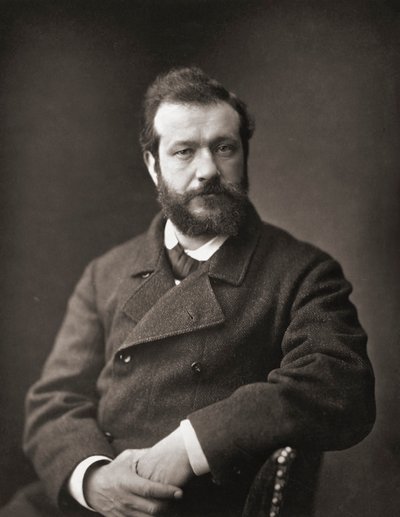 Félix Henri Bracquemond. Porträt von Emile Courtin