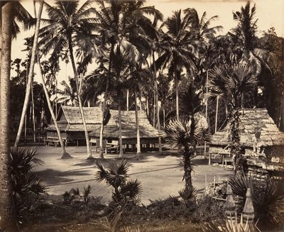 Bonzerie der Großen Pagode, 1866 von Emile Gsell
