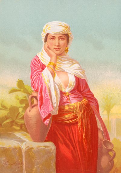 Die Frau von Samaria von Emile Jean Horace Vernet