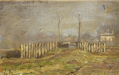 Landschaft in der Lombardei, von Emilio Longoni (1859-1932) von Emilio Longoni