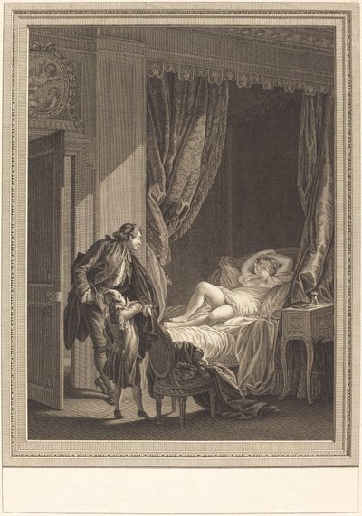 Der Morgen von Emmanuel Jean Nepomucène de Ghendt after Pierre Antoine Baudouin