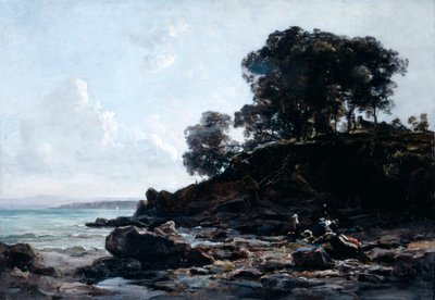 Waschsalon bei Ebbe, 1891 von Emmanuel Lansyer