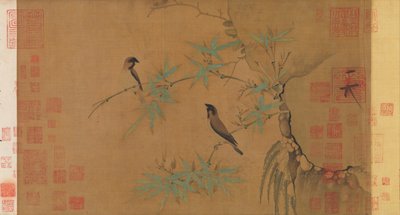 Finken und Bambus von Emperor Huizong