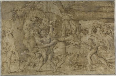 Schlacht der Lapithen und Kentauren von Enea Vico