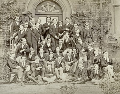 Ein Hausfotografie am Eton College, 1870er Jahre von English Photographer
