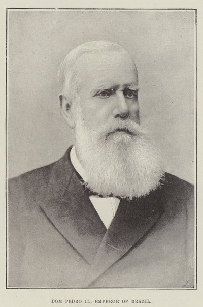 Dom Pedro II., Kaiser von Brasilien von English Photographer