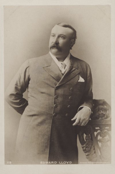 Edward Lloyd, englischer Tenor von English Photographer