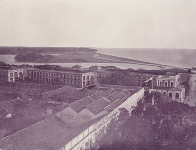 Galle Face und Kasernen, Colombo, Ceylon von English Photographer