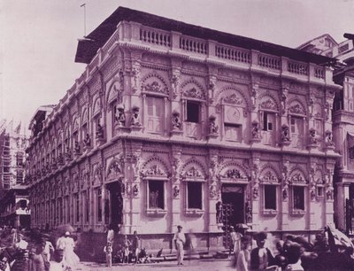 Hindu-Tempel, Bombay von English Photographer