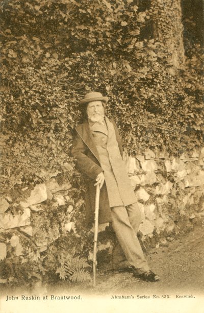 John Ruskin, in Brantwood von English Photographer