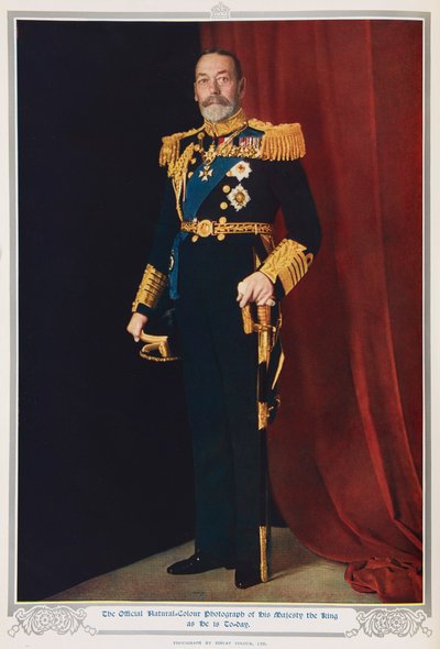 König George V im Jahr 1935 von English Photographer