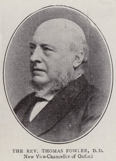 Der Reverend Thomas Fowler, DD von English Photographer