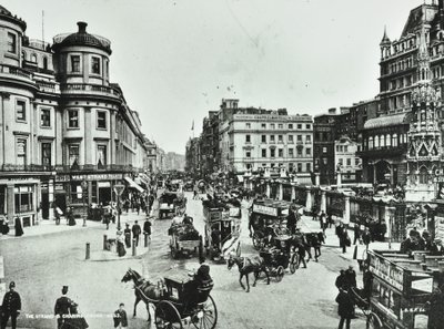 The Strand und Charing Cross, 1897 von English Photographer