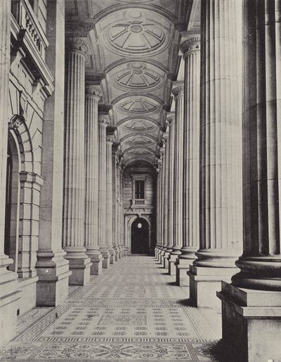 Das Vestibül, Parlamentsgebäude, Melbourne von English Photographer