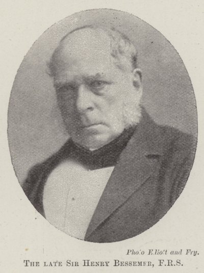 Der verstorbene Sir Henry Bessemer, FRS von English Photographer