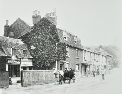 Tottenham Lane, Hornsey: Vorderansichten, ca. 1890 von English Photographer
