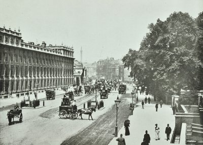 Whitehall, Westminster LB: Blick nach Norden, 1890 von English Photographer