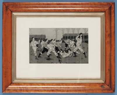 Ein Fußballspiel von English School