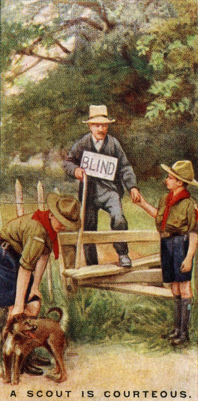 Ein Pfadfinder ist höflich, 1929 von English School