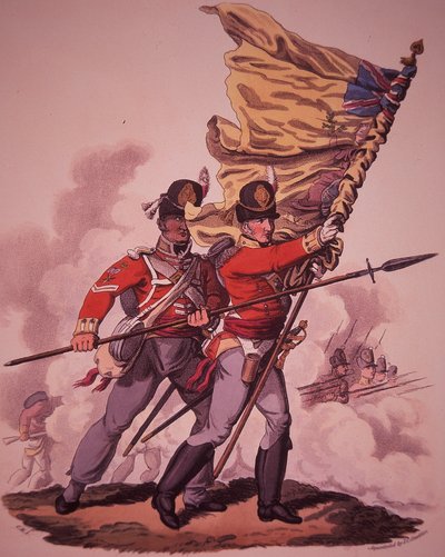 Britische Soldaten von English School