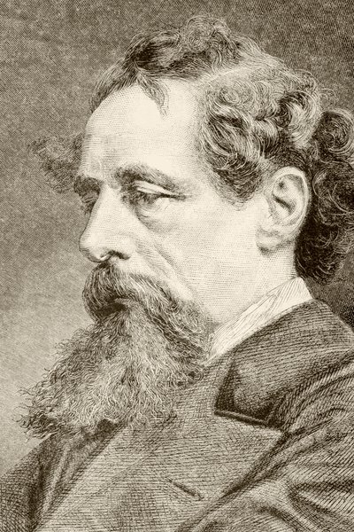 Charles Dickens (Litho) von English School