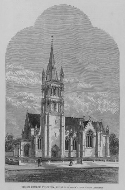 Christ Church, Finchley, Middlesex (Stich) von English School