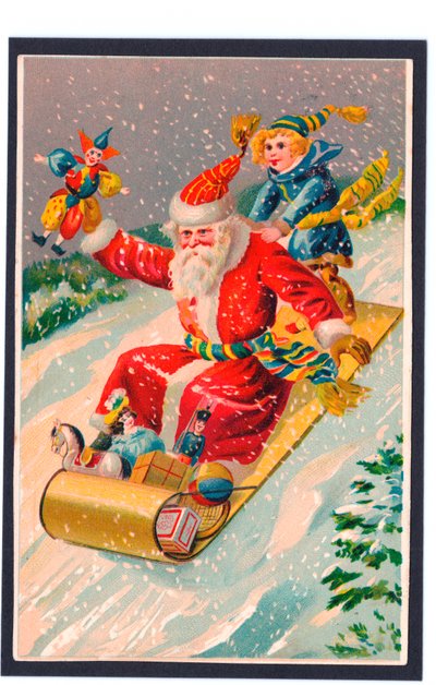 Weihnachtspostkarte, ca. 1907 von English School