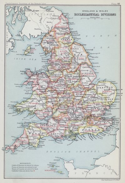 England und Wales, kirchliche Einteilungen von English School