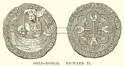 Gold-Noble. Richard II von English School