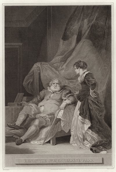 Heinrich VIII und Katharina Parr von English School