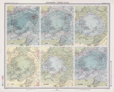 Isothermen, Nordpol von English School