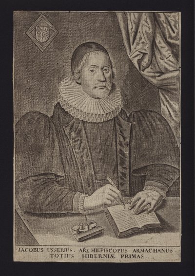 James Ussher, irischer protestantischer Geistlicher (Gravur) von English School