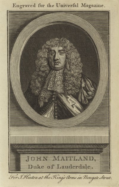 John Maitland, Herzog von Lauderdale von English School