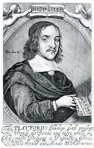 John Playford (1623-c.1686) (Stich) von English School