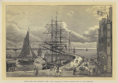 Leith Pier und Hafen von English School