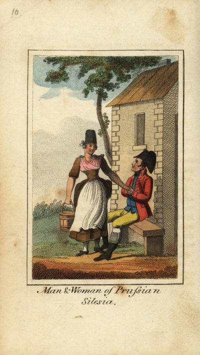 Mann und Frau aus Preußisch-Schlesien von English School