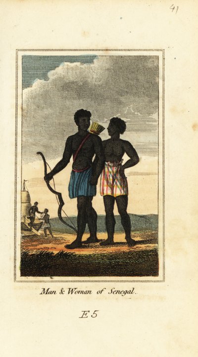 Mann und Frau aus Senegal von English School