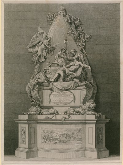 Denkmal für Generalmajor James Wolfe von English School