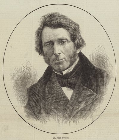 Mr. John Ruskin (Gravur) von English School