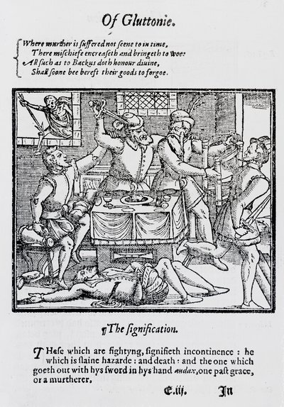 Von der Völlerei von English School
