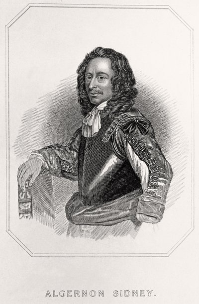 Porträt von Algernon Sidney von English School