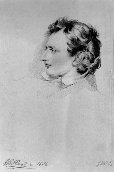 Porträt von Benjamin Robert Haydon von English School