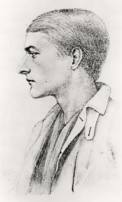 Porträt von Edward Fitzgerald von English School