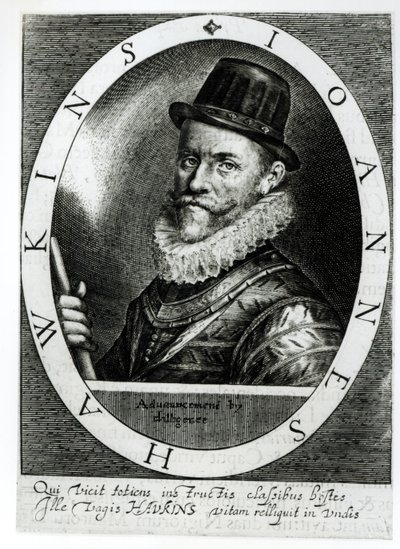 Porträt von John Hawkins (1532-95) von English School