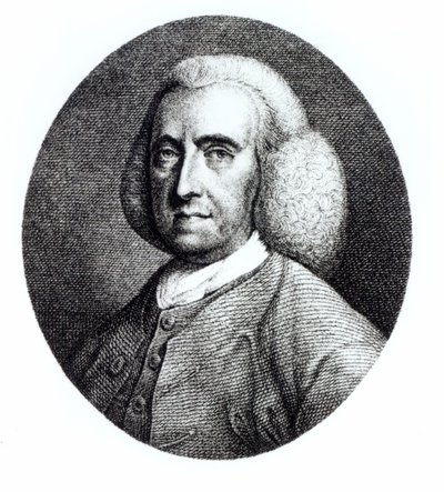 Porträt von Peter Collinson (1694-1768) von English School