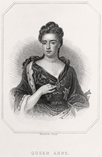 Porträt von Königin Anne, 1835 von English School