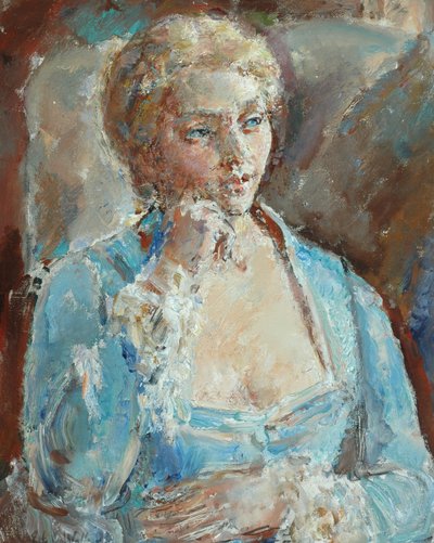 Porträt einer Dame von English School