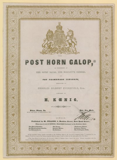 Posthorn-Galopp von English School